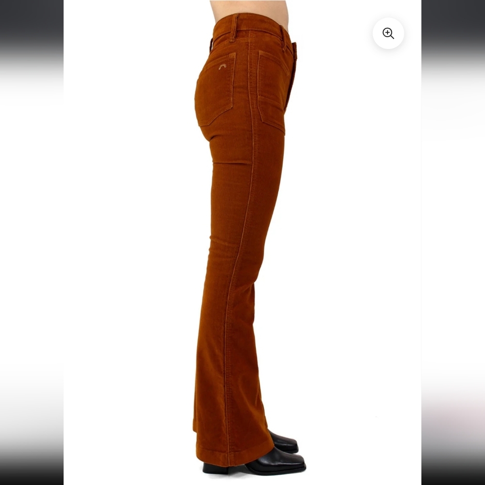 Porter Blue Wanderer Corduroy Flare In Whiskey